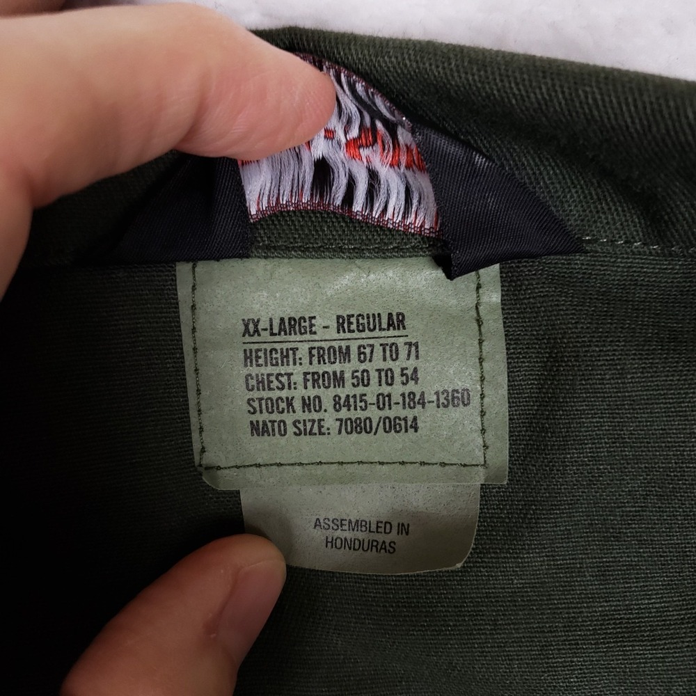 Tru-Spec Vietnam War Commemorative Fatigue Jacket XXL Green Military Patch - Picture 5 of 10